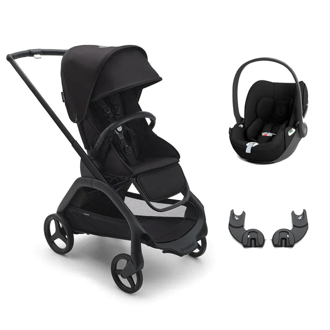 Bugaboo Dragonfly   Cloud T Travel System - Midnight Black Babykids Bugaboo