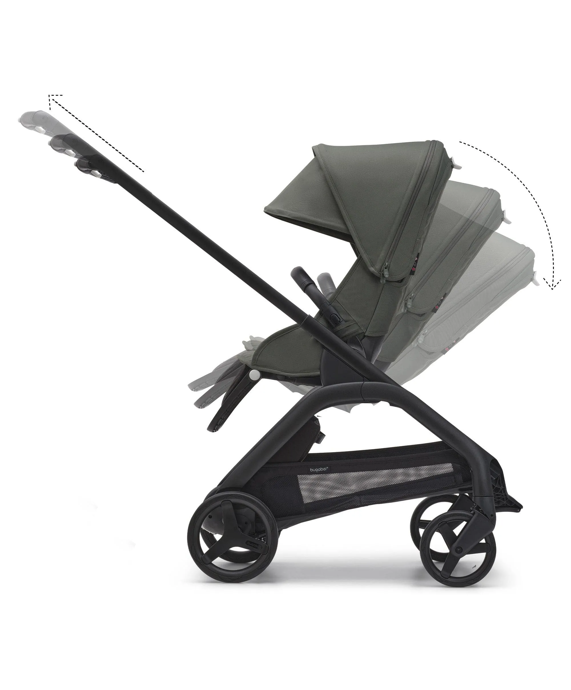 Bugaboo Pushchairs Bugaboo Dragonfly Complete Stroller - Midnight Black