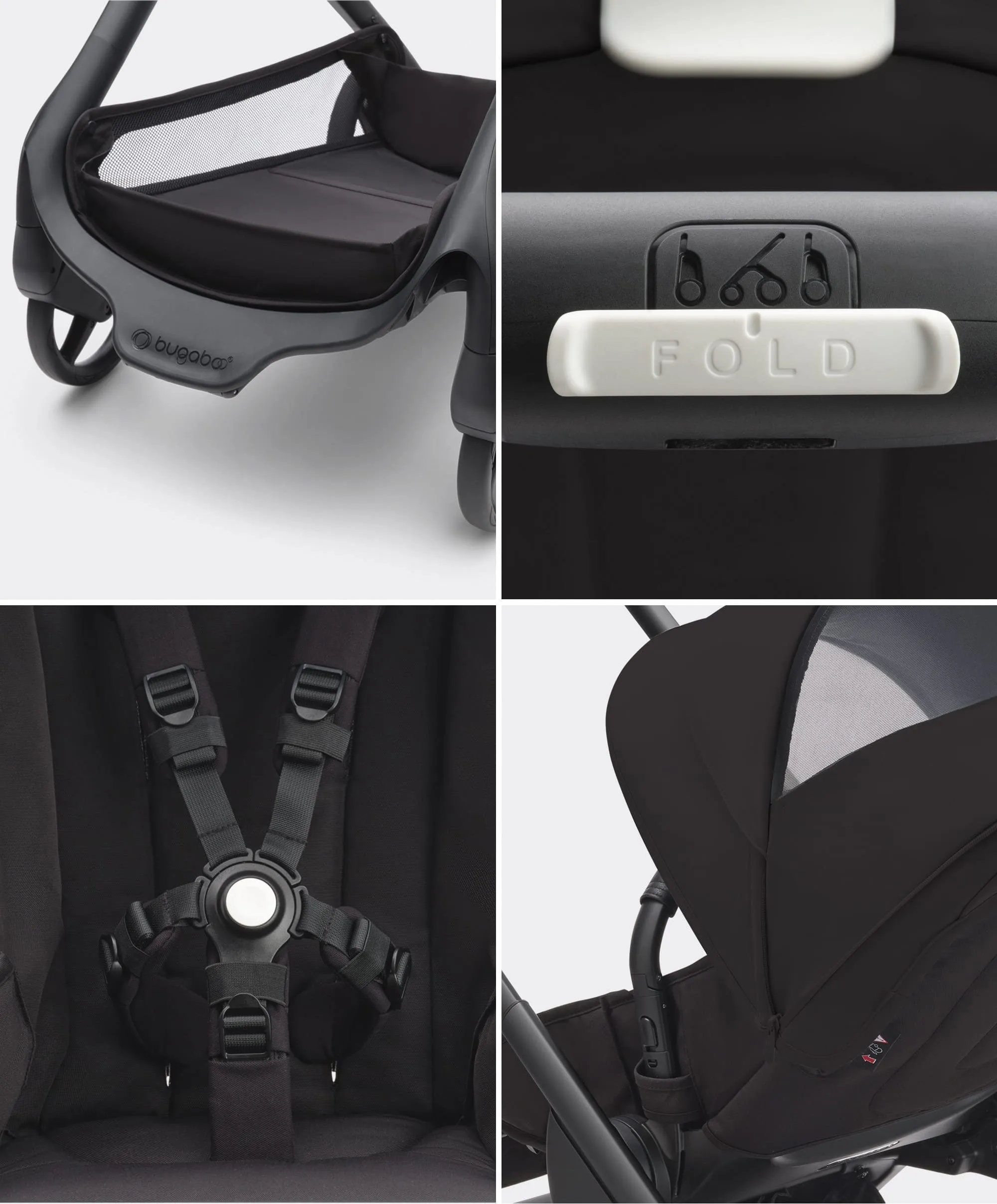 Bugaboo Pushchairs Bugaboo Dragonfly Complete Stroller - Midnight Black