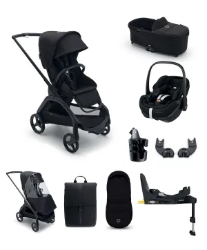 Bugaboo Pushchairs Bugaboo Dragonfly Pushchair Bundle with Maxi-Cosi Pebble 360 Pro² Car Seat & Base - Black
