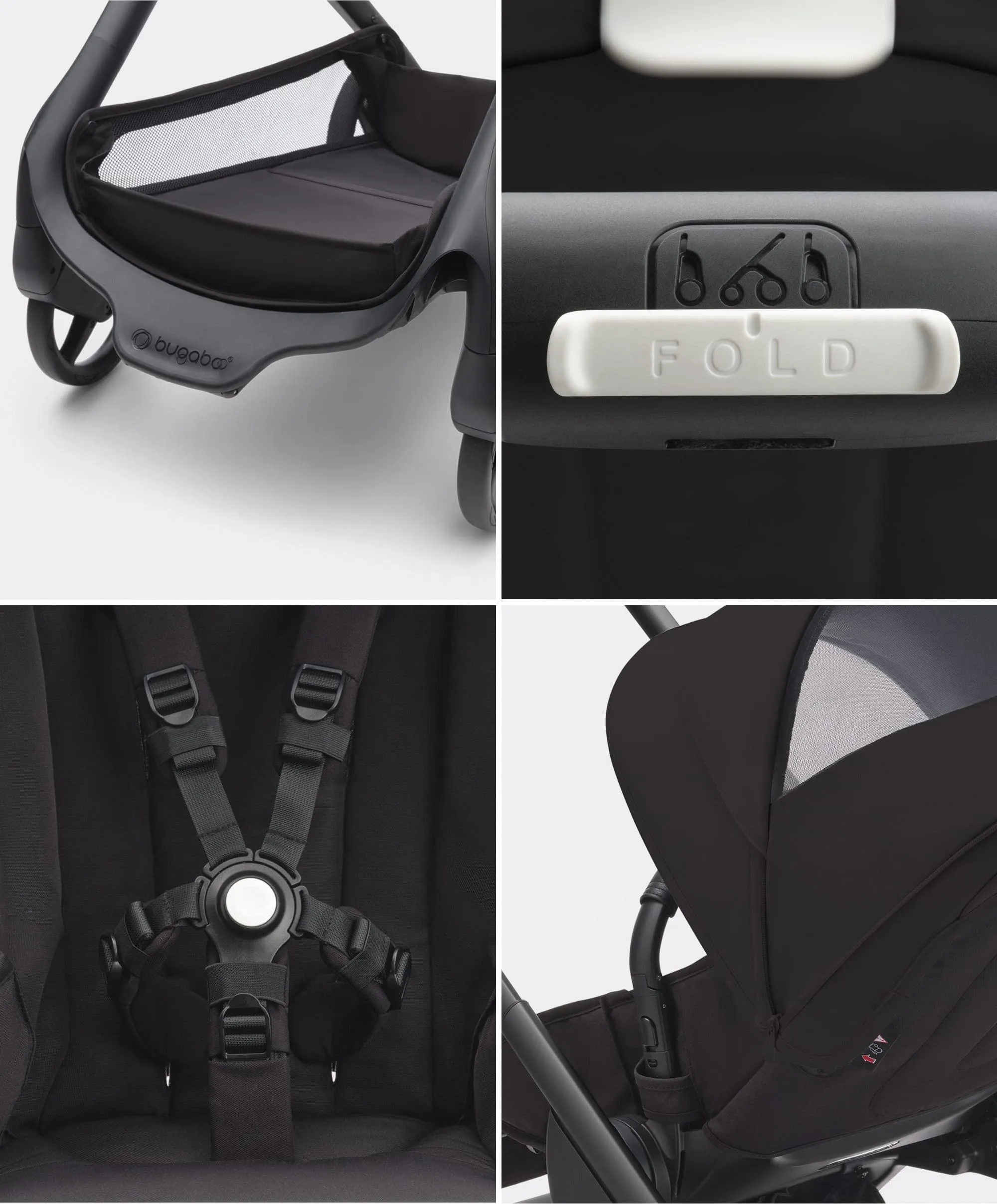 Bugaboo Pushchairs Bugaboo Dragonfly Pushchair Bundle with Maxi-Cosi Pebble 360 Pro² Car Seat & Base - Black