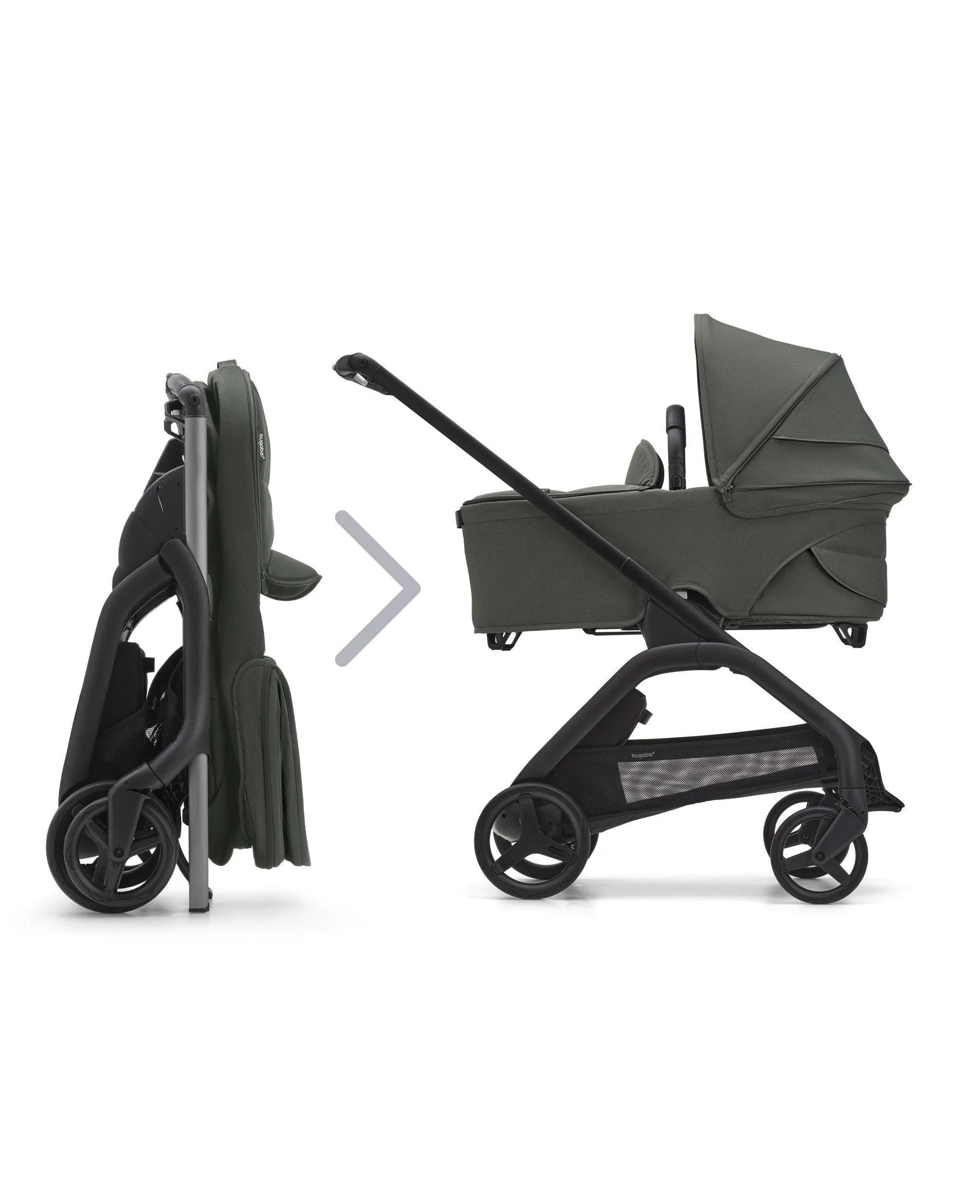 Bugaboo Pushchairs Bugaboo Dragonfly Pushchair Essential Bundle - Forest Green