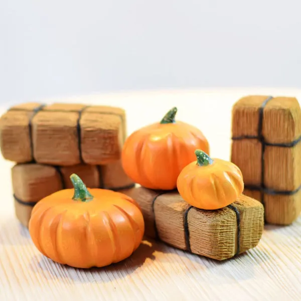 Bumbu Toys Haystacks & Pumpkins SET