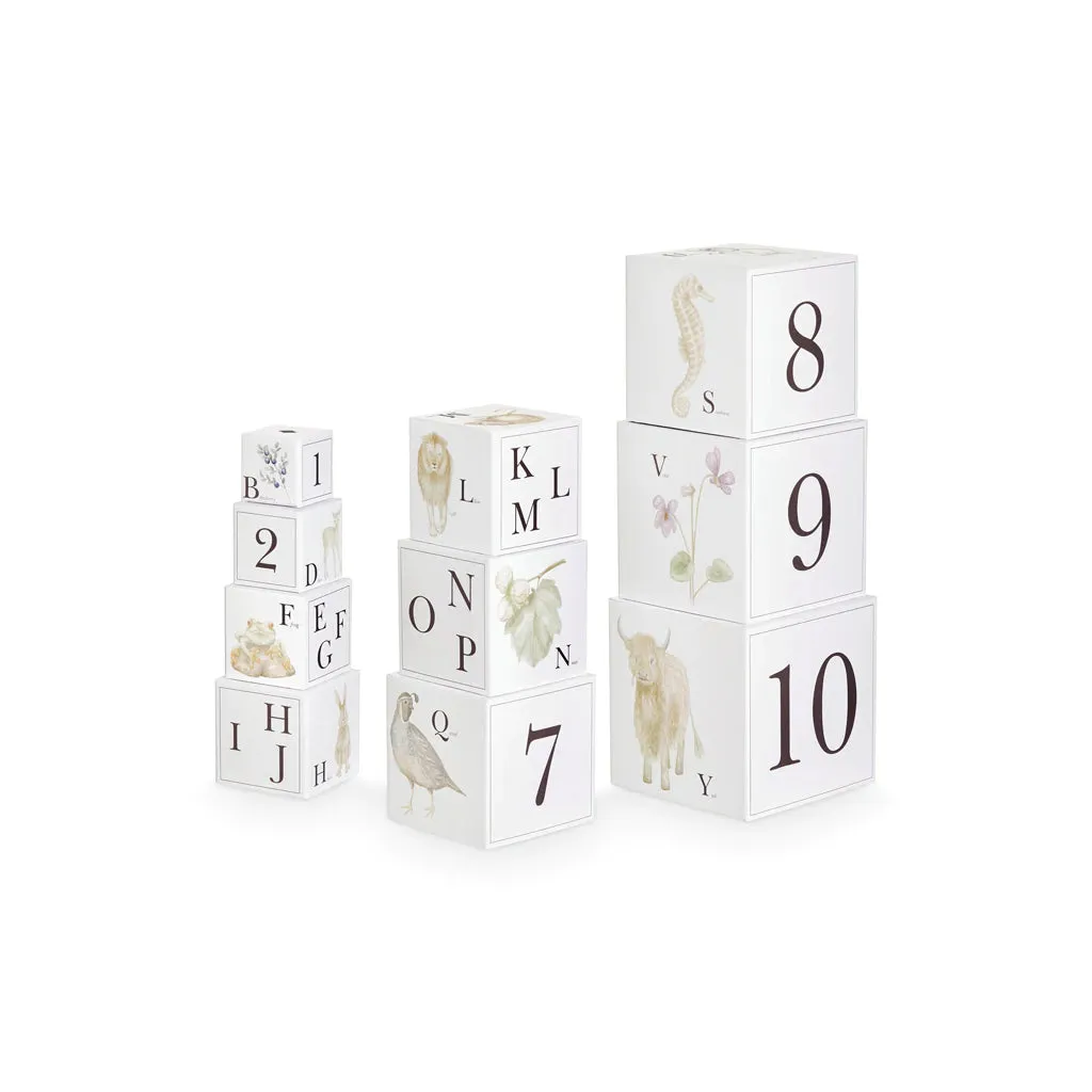 Cam Cam Copenhagen, Stacking Boxes, FSC Mix - Alphabet Animals