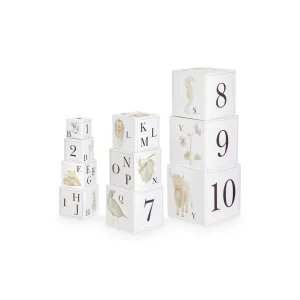 Cam Cam Copenhagen, Stacking Boxes, FSC Mix - Alphabet Animals