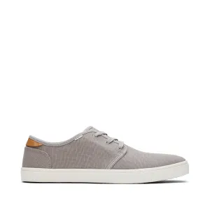 Carlo Grey Heritage Canvas Lace-Up Sneaker