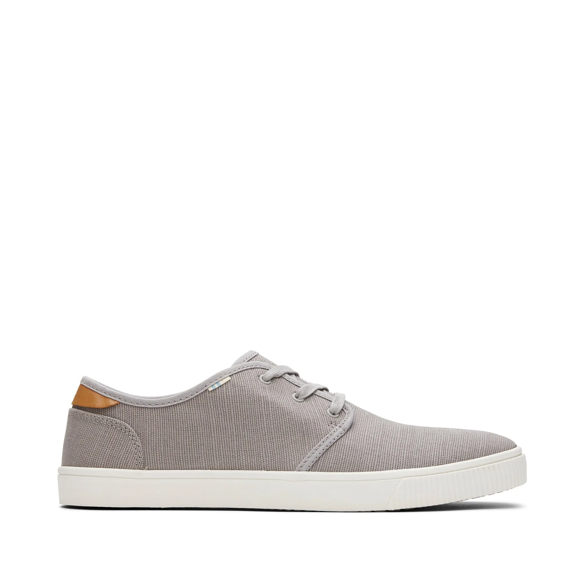 Carlo Grey Heritage Canvas Lace-Up Sneaker