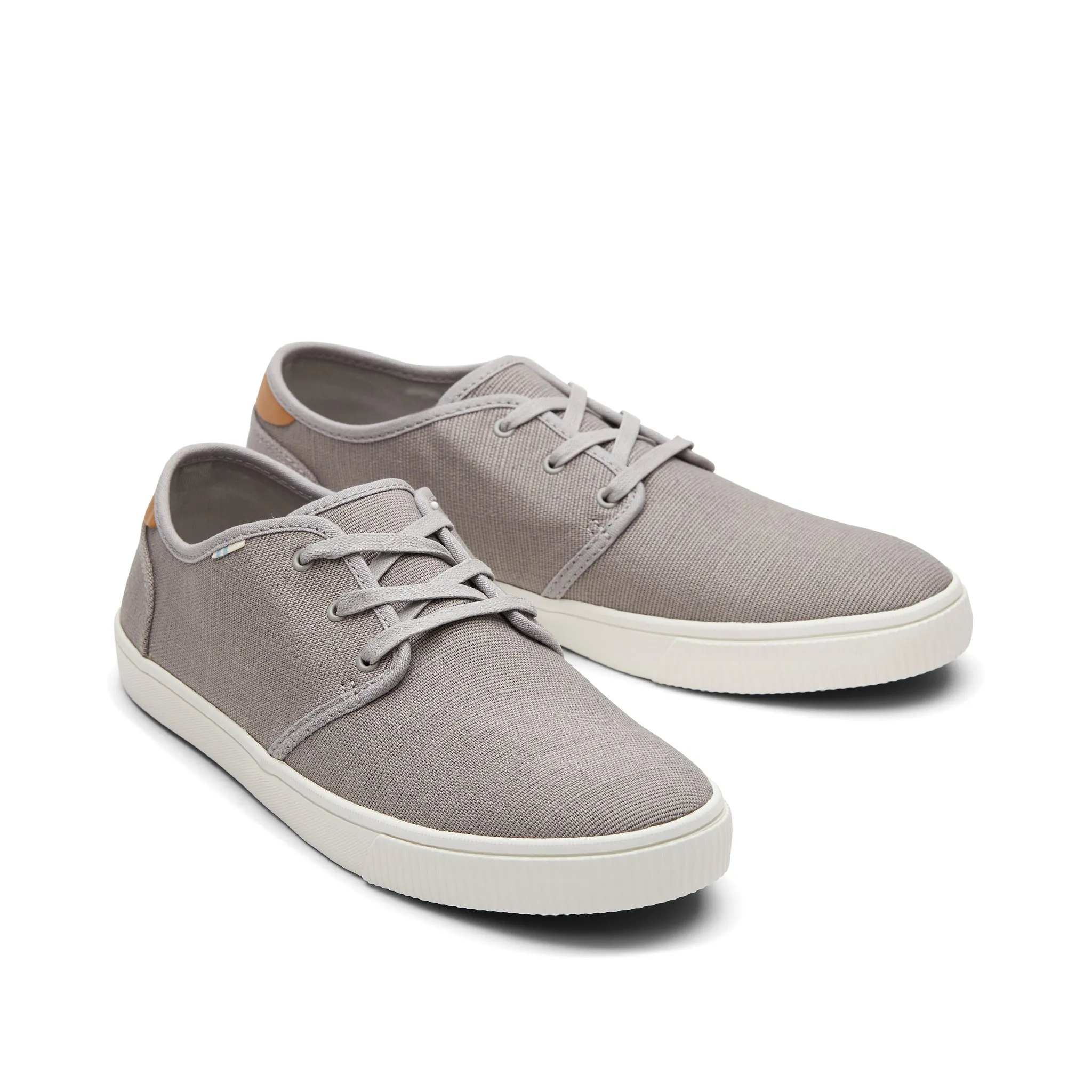 Carlo Grey Heritage Canvas Lace-Up Sneaker