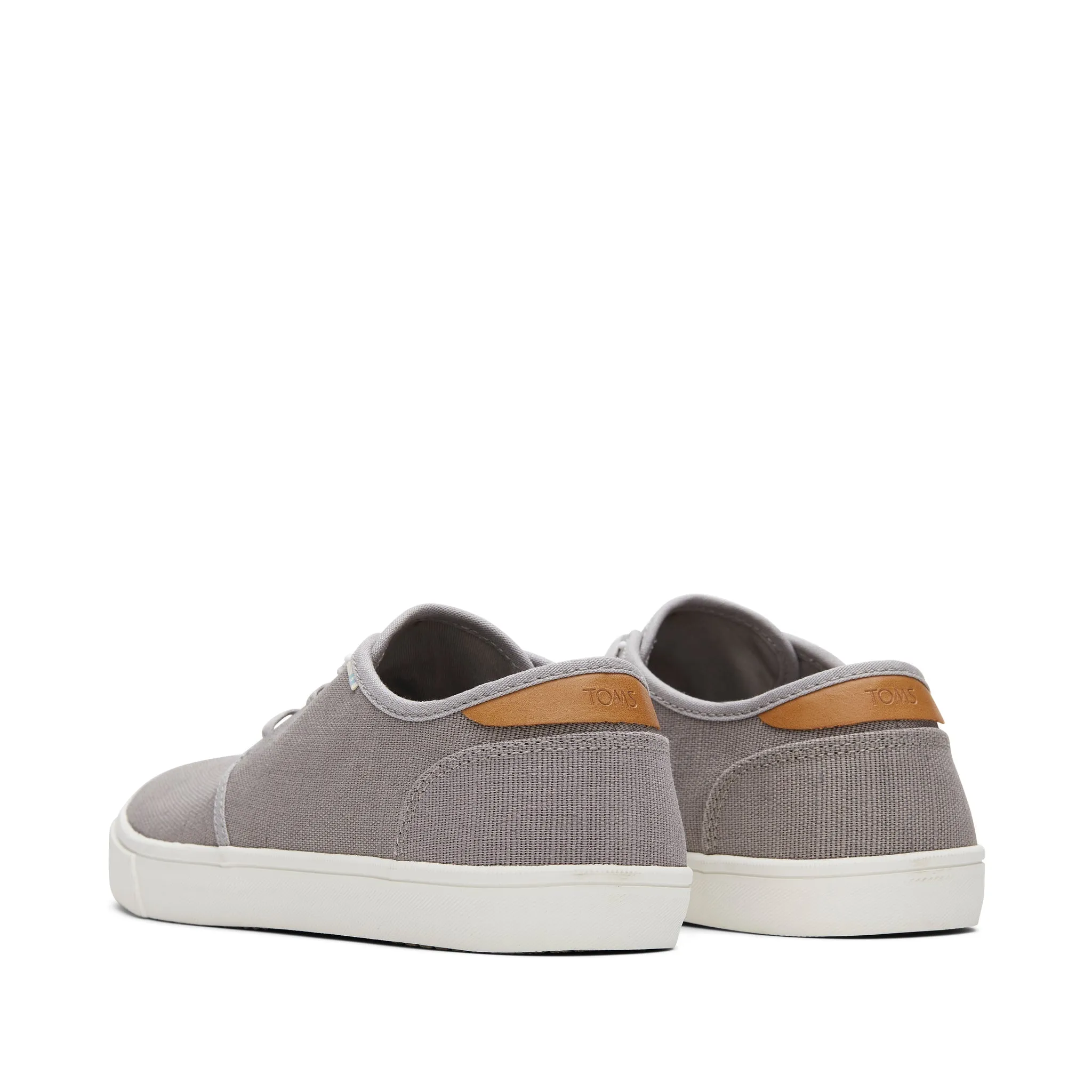 Carlo Grey Heritage Canvas Lace-Up Sneaker