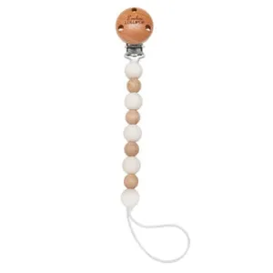 celeste pacifier clip - ecru