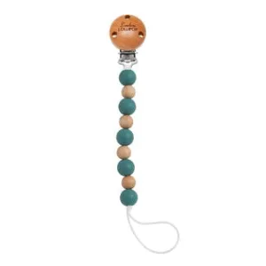 celeste pacifier clip - teal