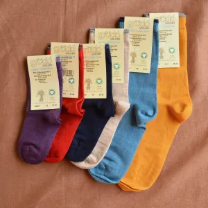 Children's Socks in Organic Wool/Cotton (1-10y )