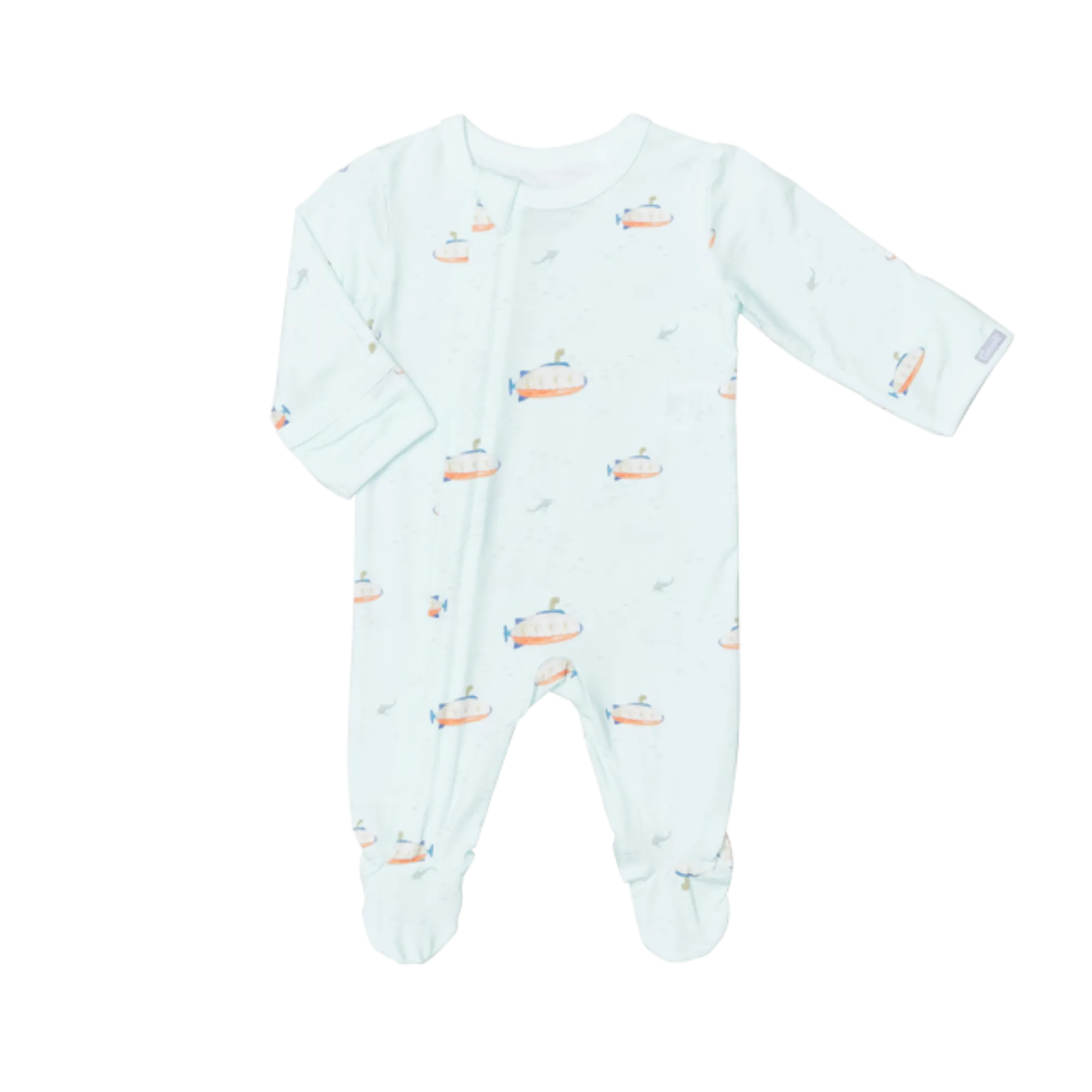 COCCOLI Modal Zipper Footie - Submarine