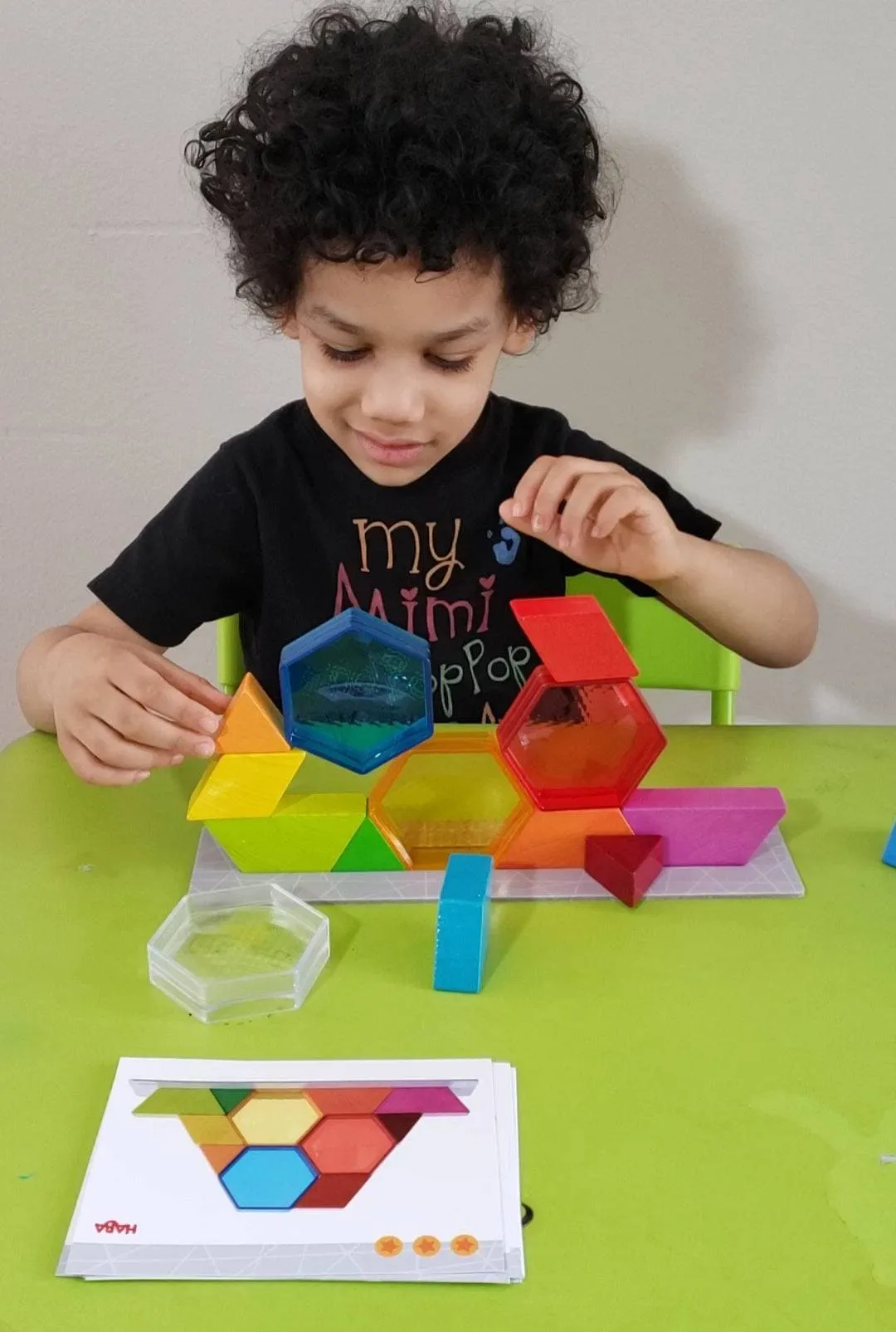 Color Crystals 15 Piece Stacking Game