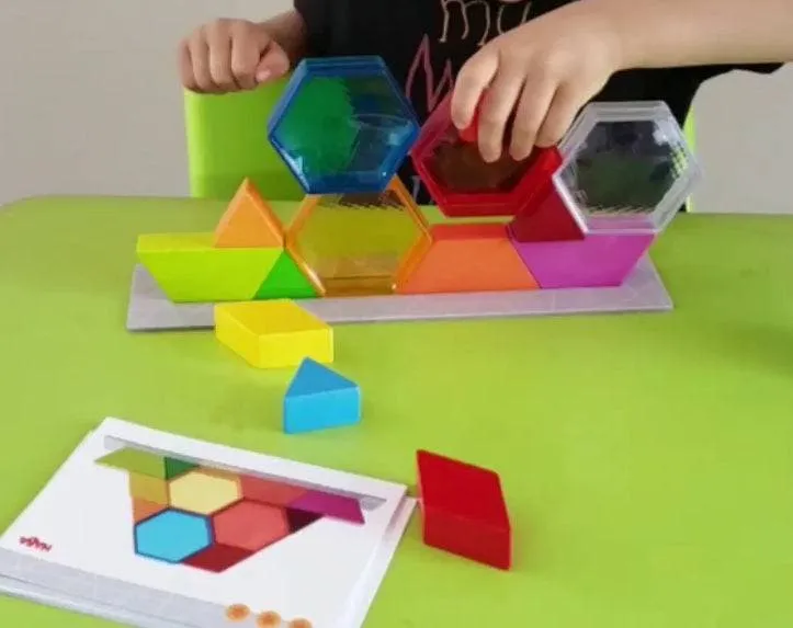 Color Crystals 15 Piece Stacking Game