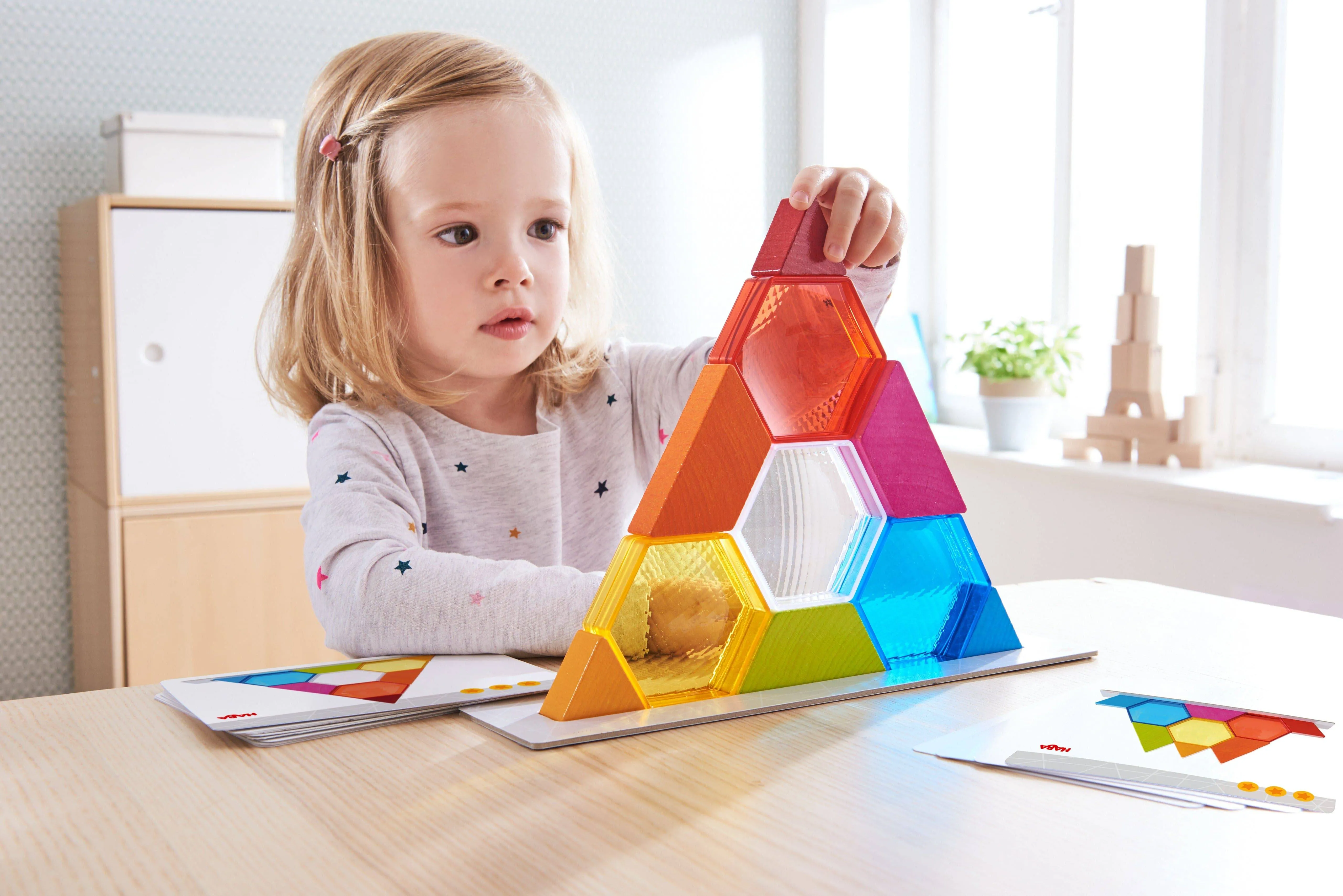 Color Crystals 15 Piece Stacking Game