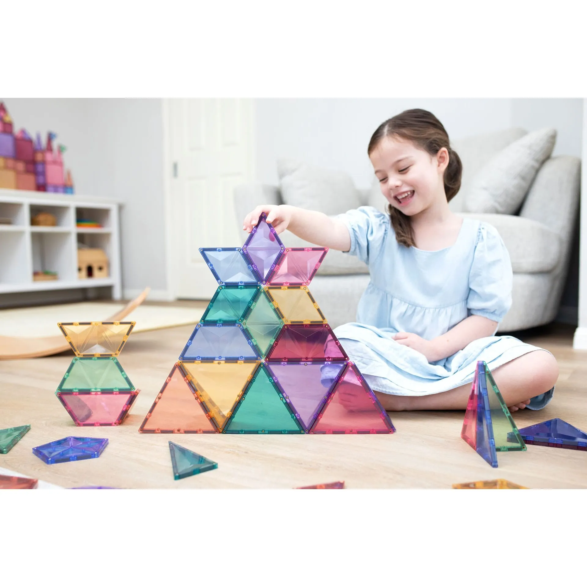 Connetix pastel shape expansion pack 48 piece