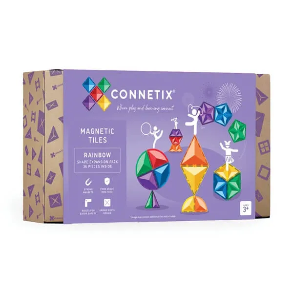 Connetix Rainbow Shape Expansion Pack 36 piece