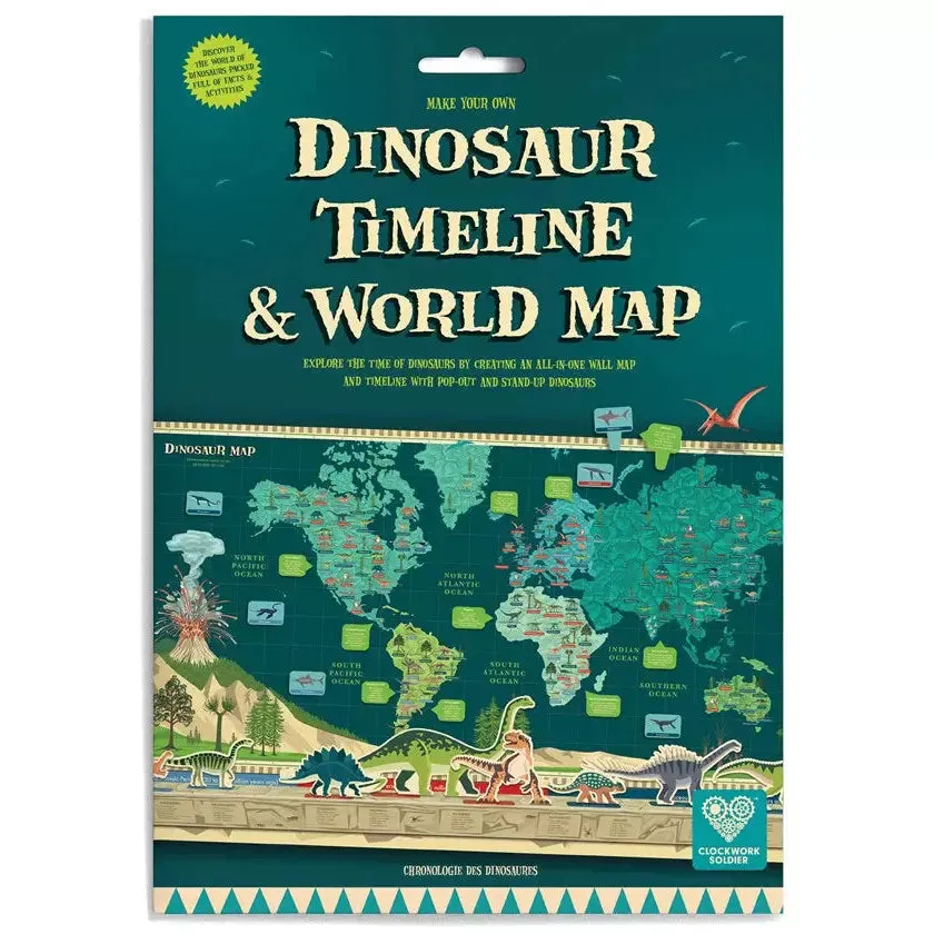 Create Your Own Dinosaur Timeline & World Map