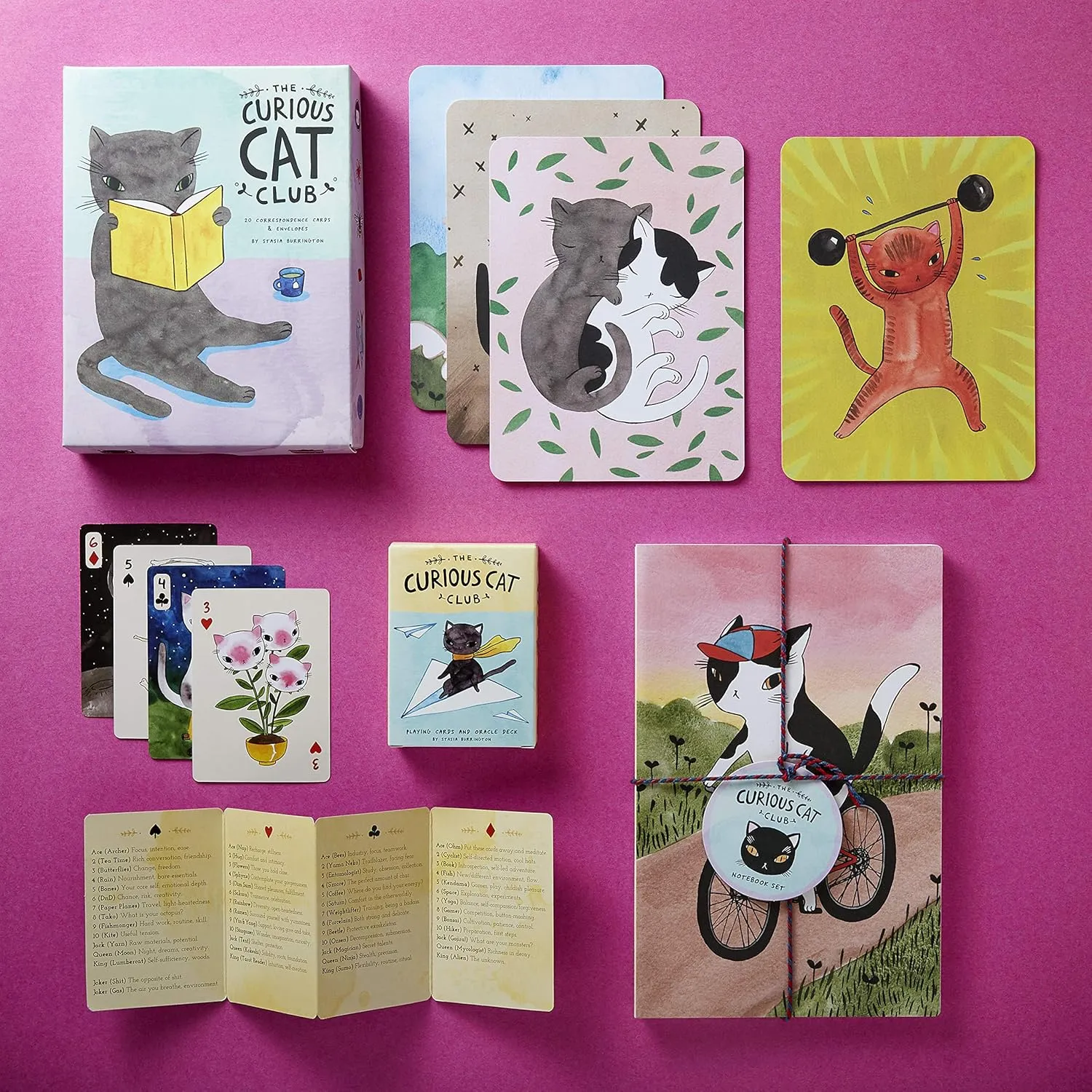 curious cat club correspondence cards