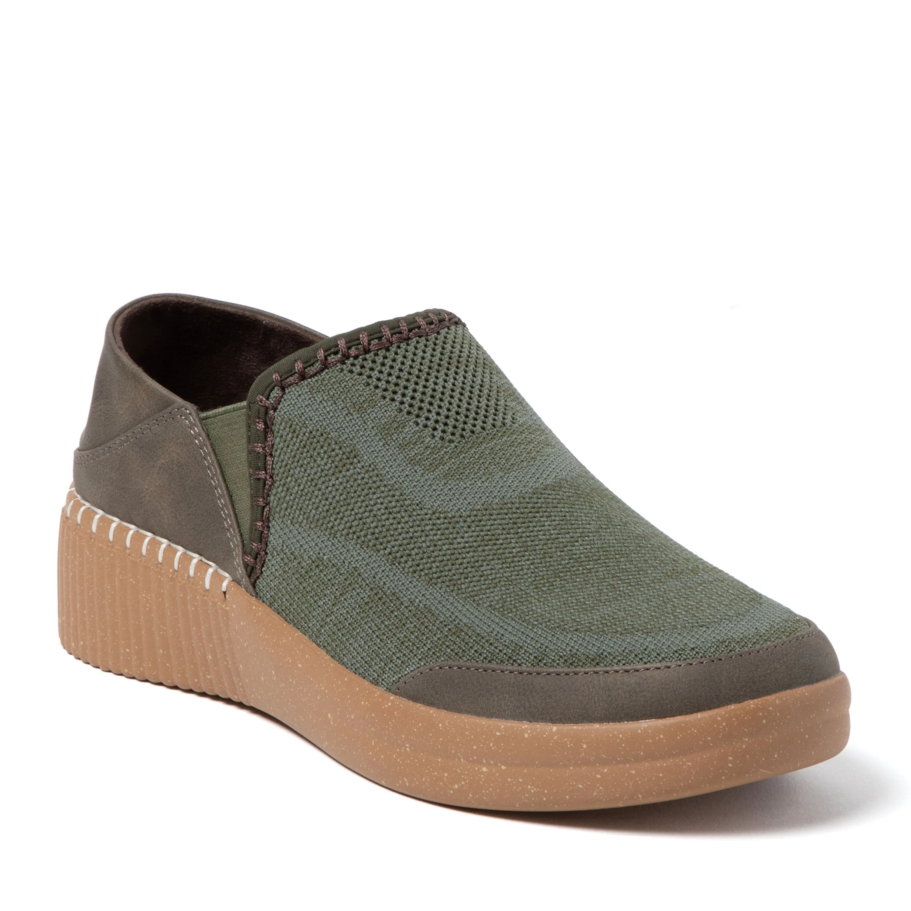 Dearfoams Women's Lee Knit Twin Gore Sneaker