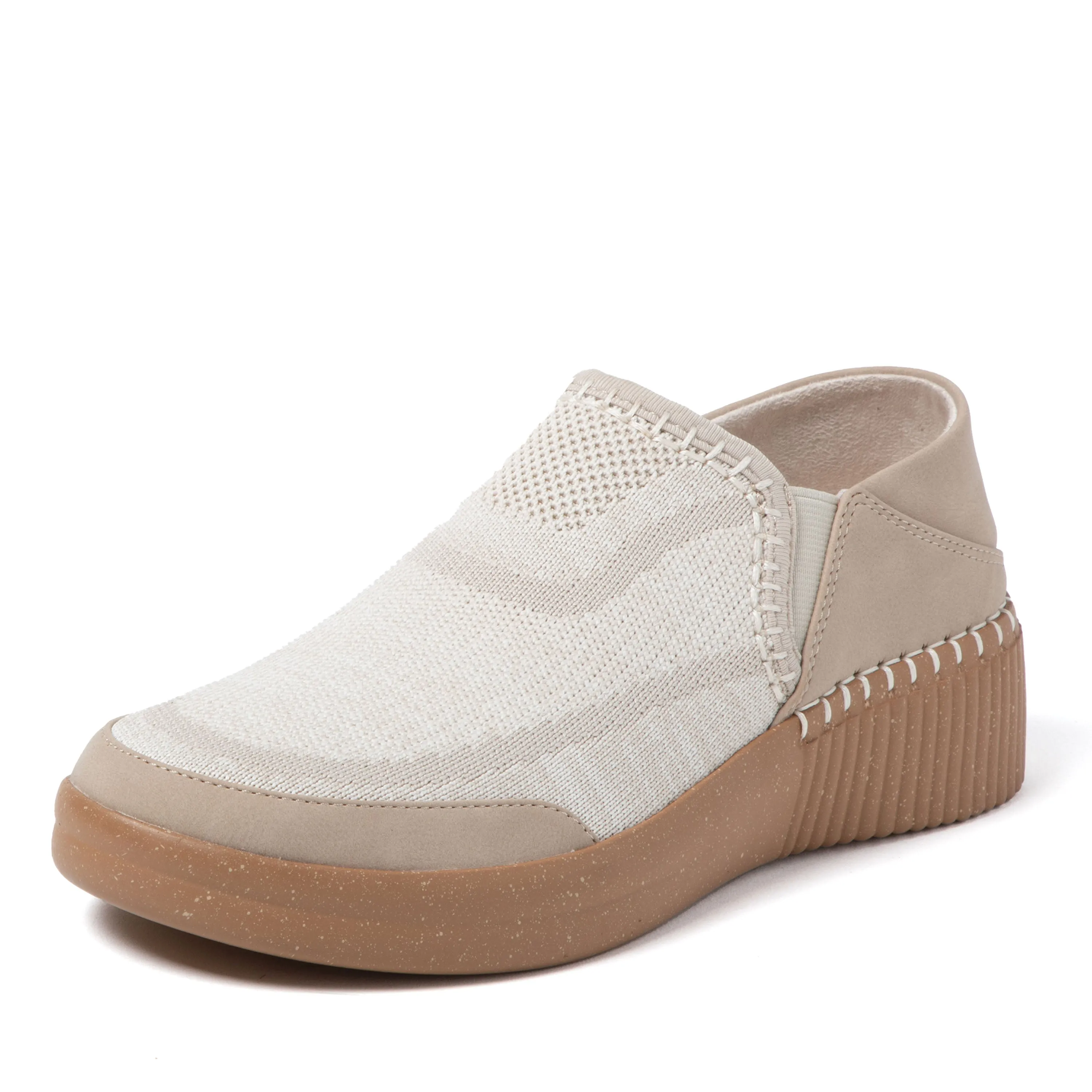 Dearfoams Women's Lee Knit Twin Gore Sneaker