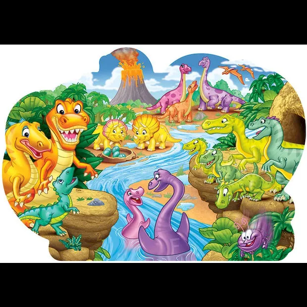 Dinosaur 2-Sided Floor Puzzle
