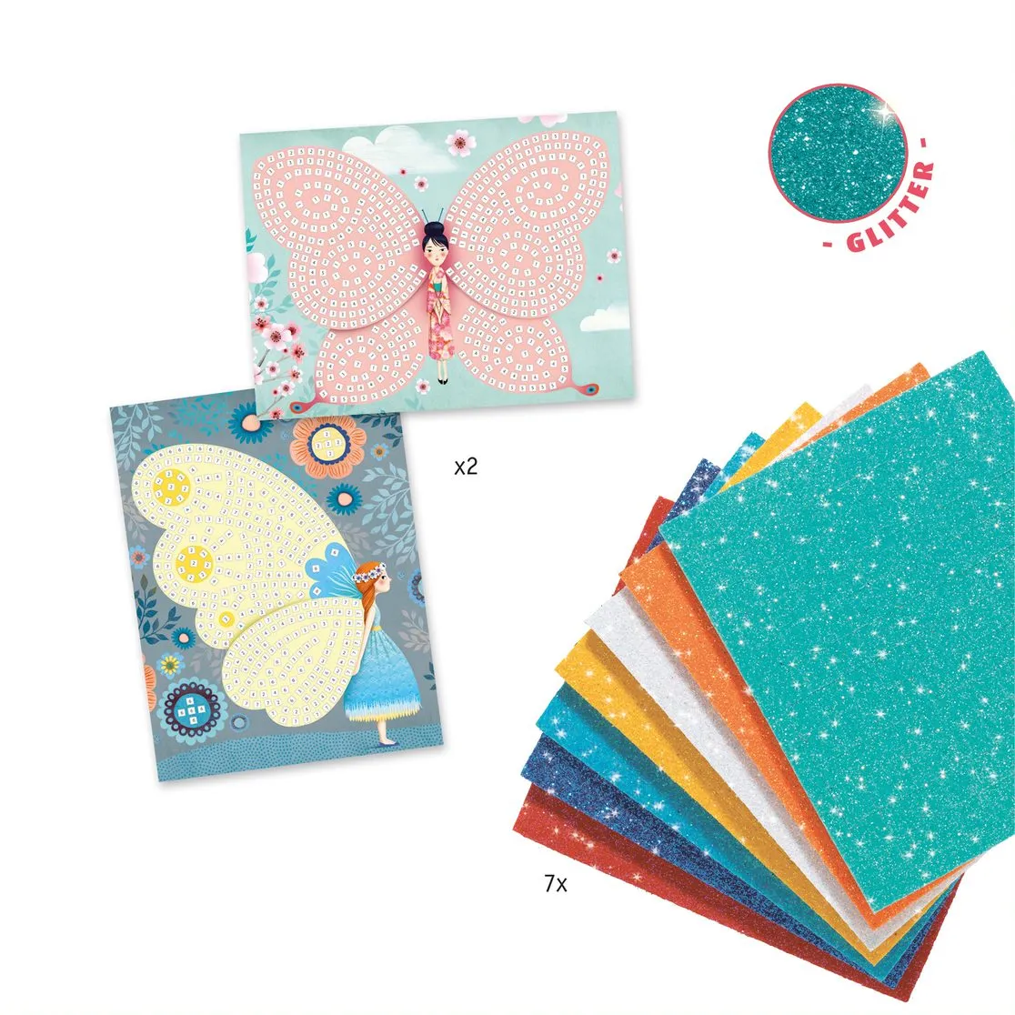 Djeco butterflies mosaic kit