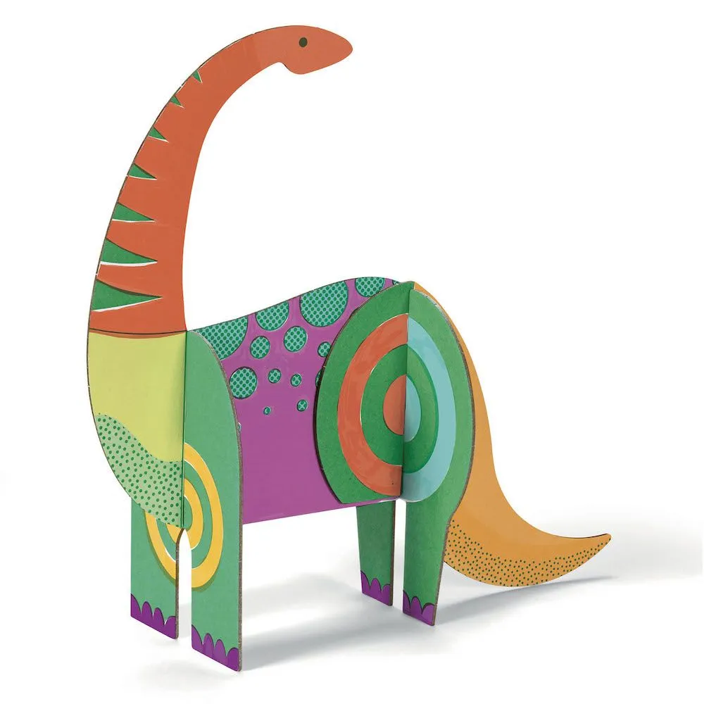 Djeco dinosaurs colour assemble play
