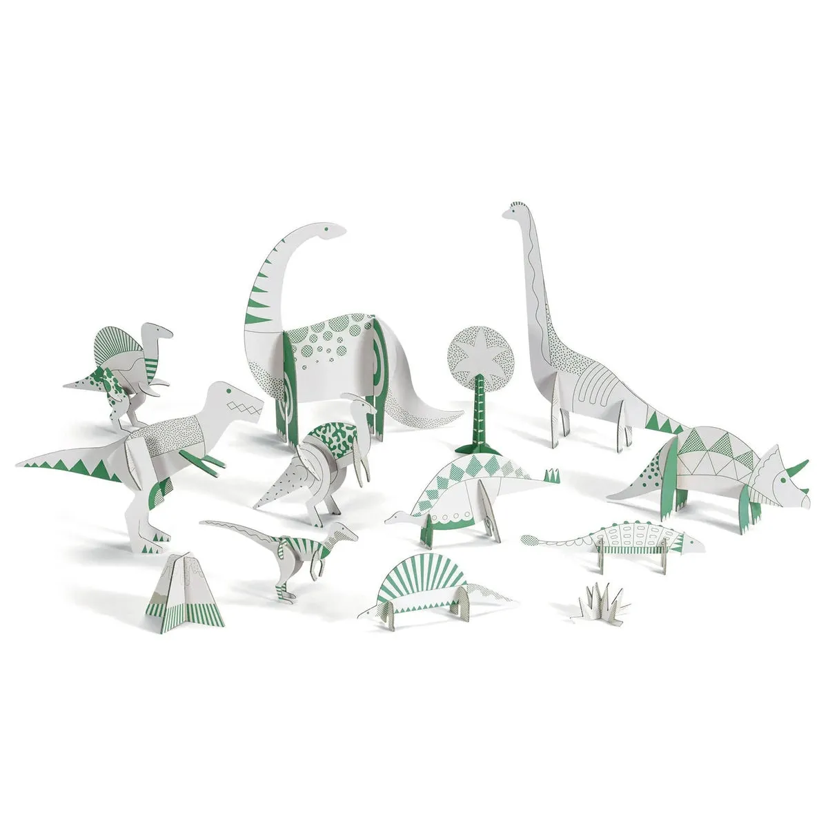 Djeco dinosaurs colour assemble play