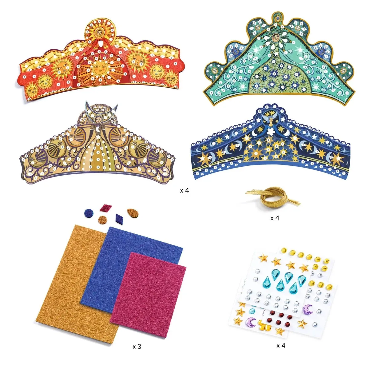 Djeco DIY enchantresses tiara kit