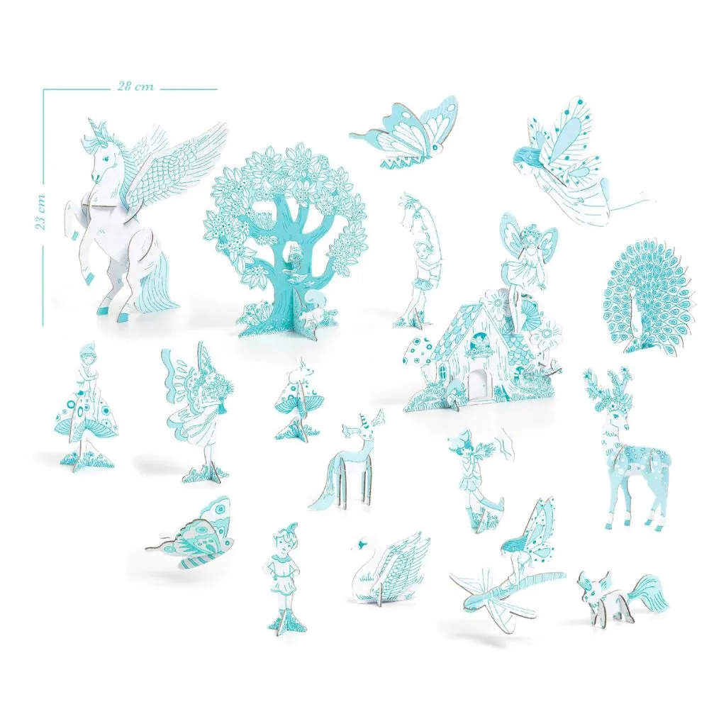 Djeco fairy world colour assemble play