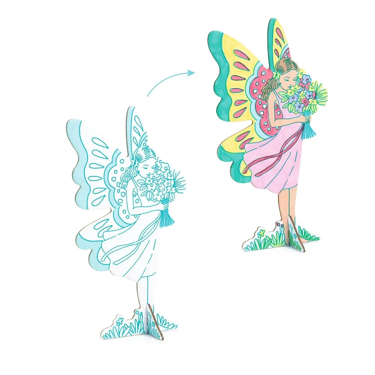 Djeco fairy world colour assemble play