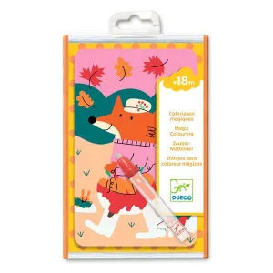 Djeco four seasons magic colouring