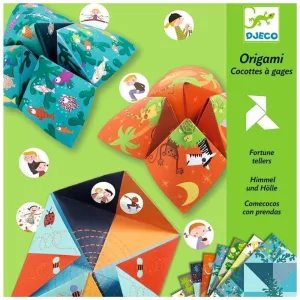 Djeco origami animal fortune teller kit