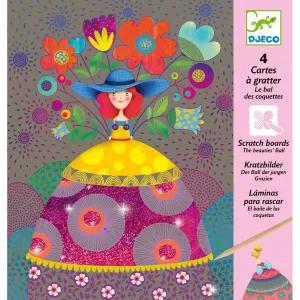 Djeco scratch cards beauties' ball