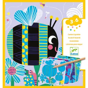 Djeco scratch cards bugs