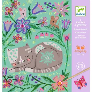 Djeco scratch cards encounters