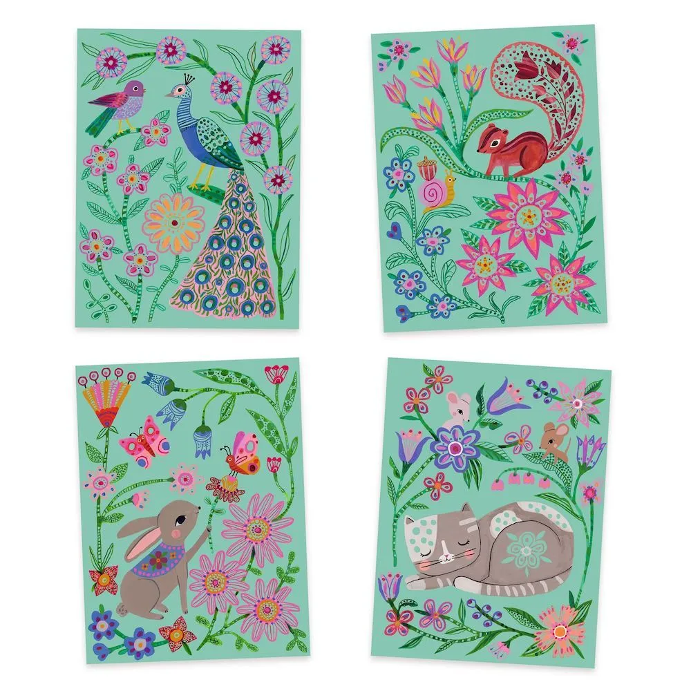 Djeco scratch cards encounters