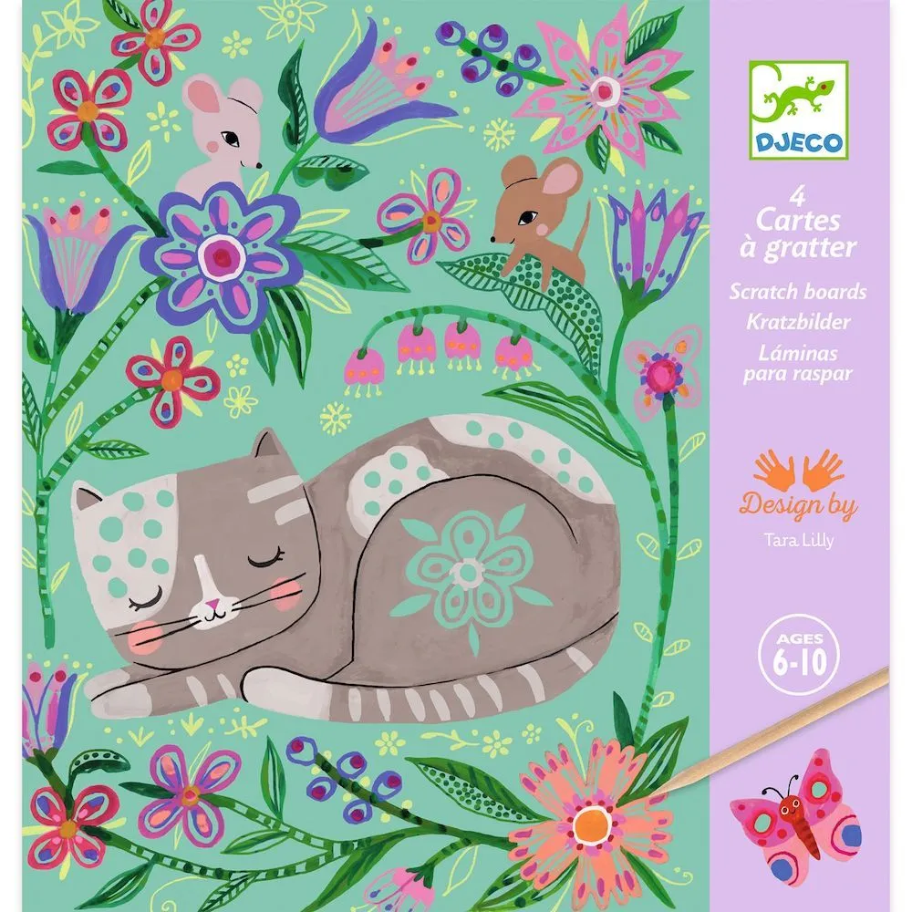 Djeco scratch cards encounters