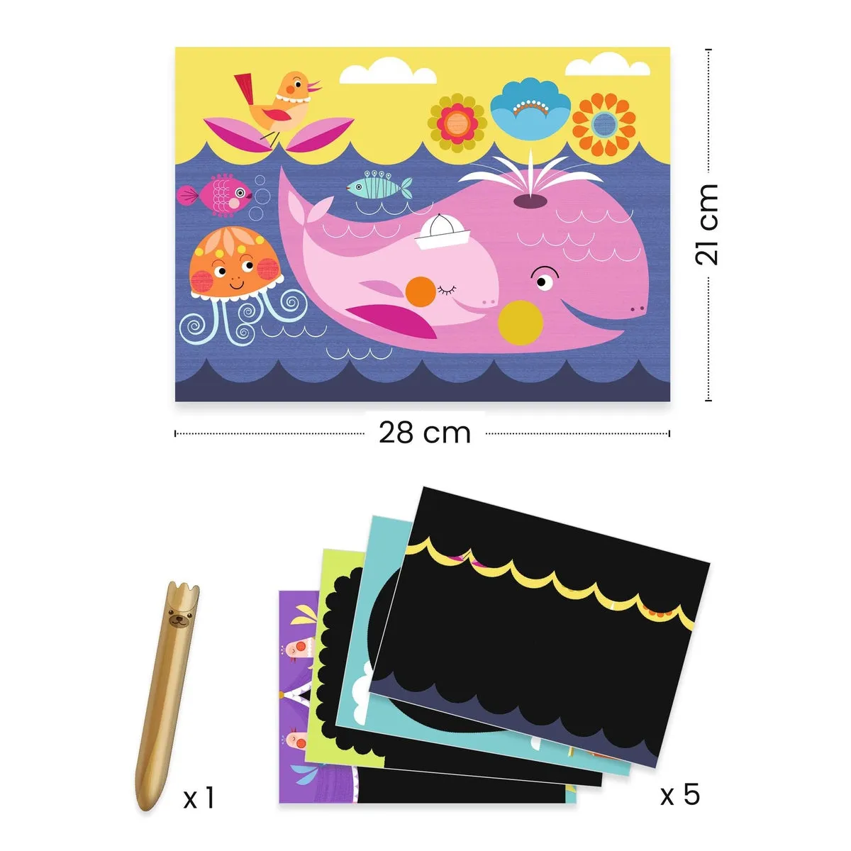 Djeco scratch cards it's fun to discover