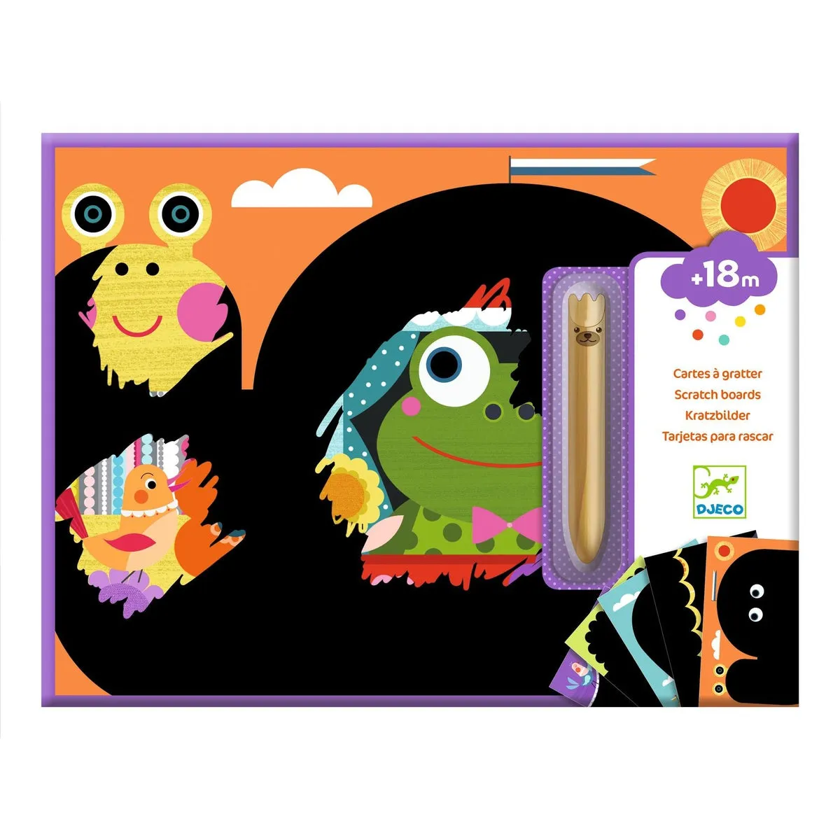 Djeco scratch cards it's fun to discover