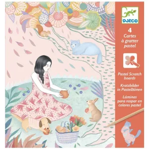 Djeco scratch cards picnic