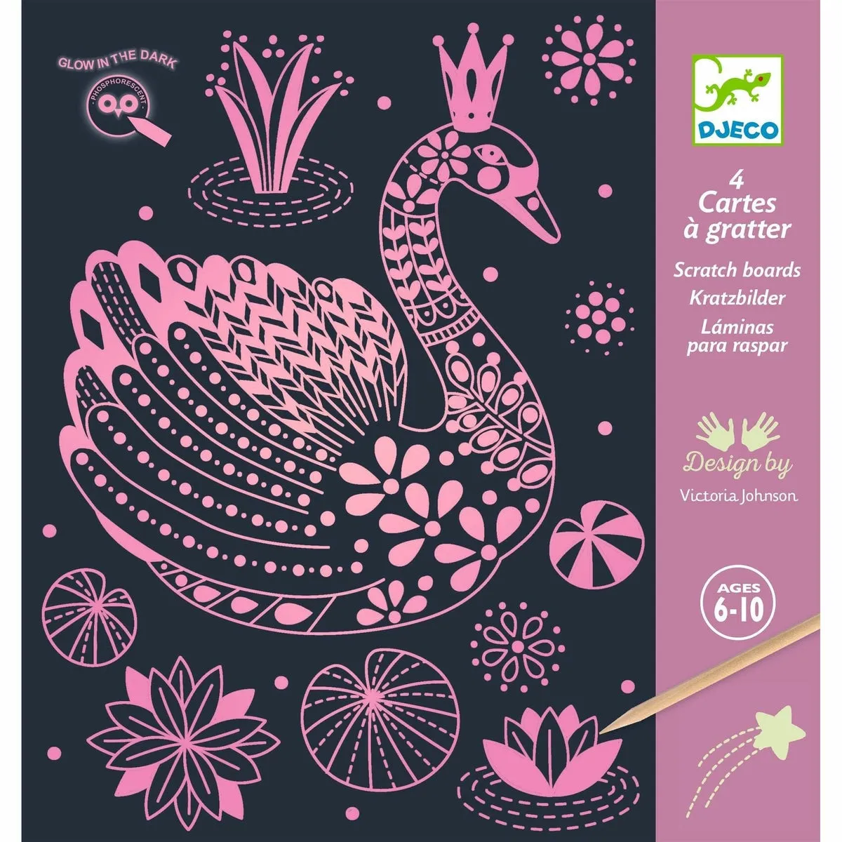 Djeco scratch cards wonderful world