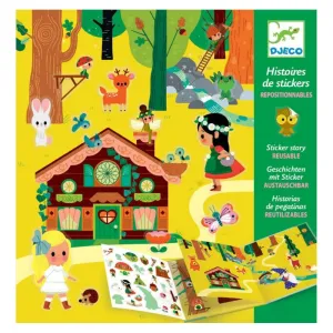 Djeco the magical forest sticker story