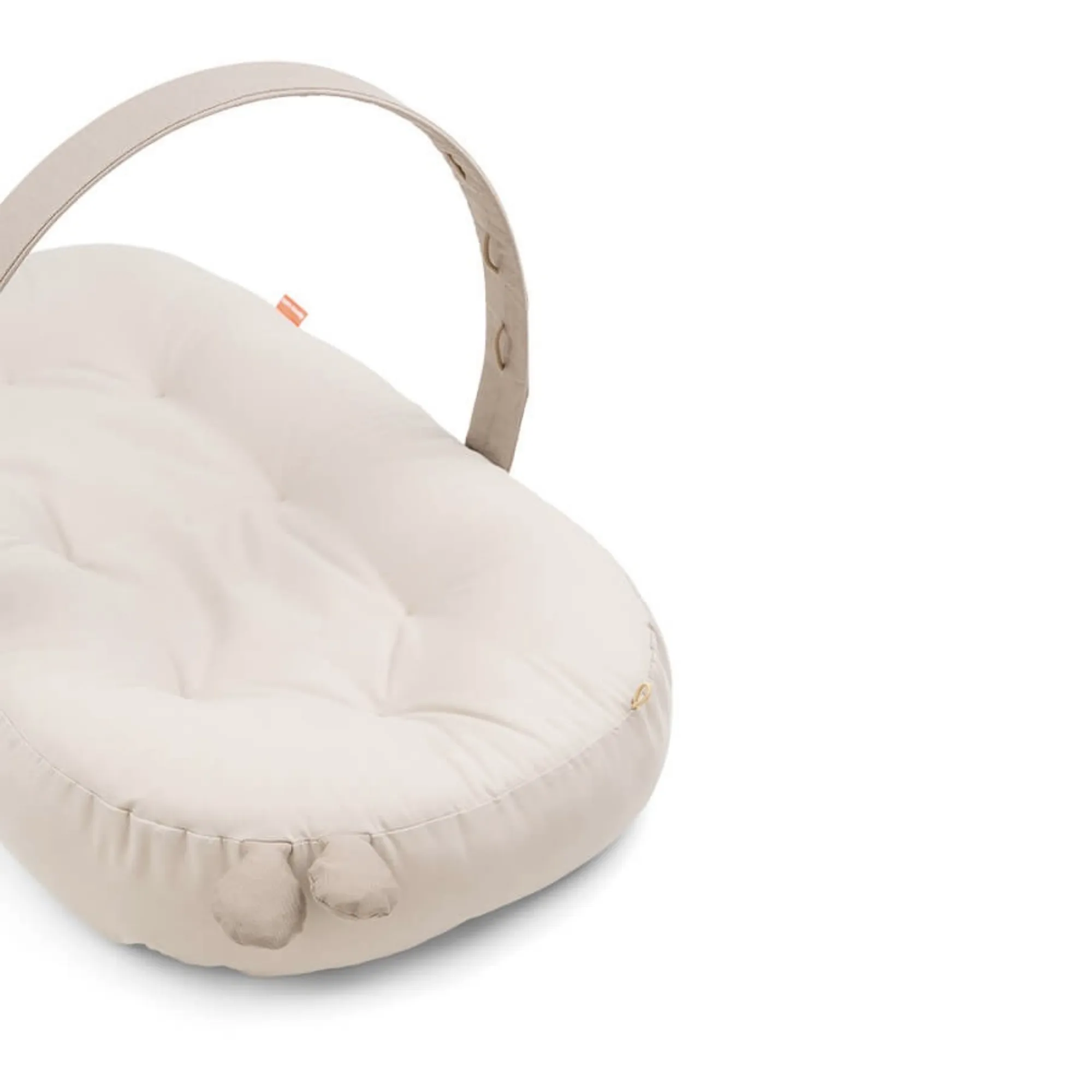 DONE BY DEER Cozy lounger With Activity Arch - Raffi Sand