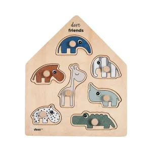 Done by Deer, Deer Friends Wooden Puzzle