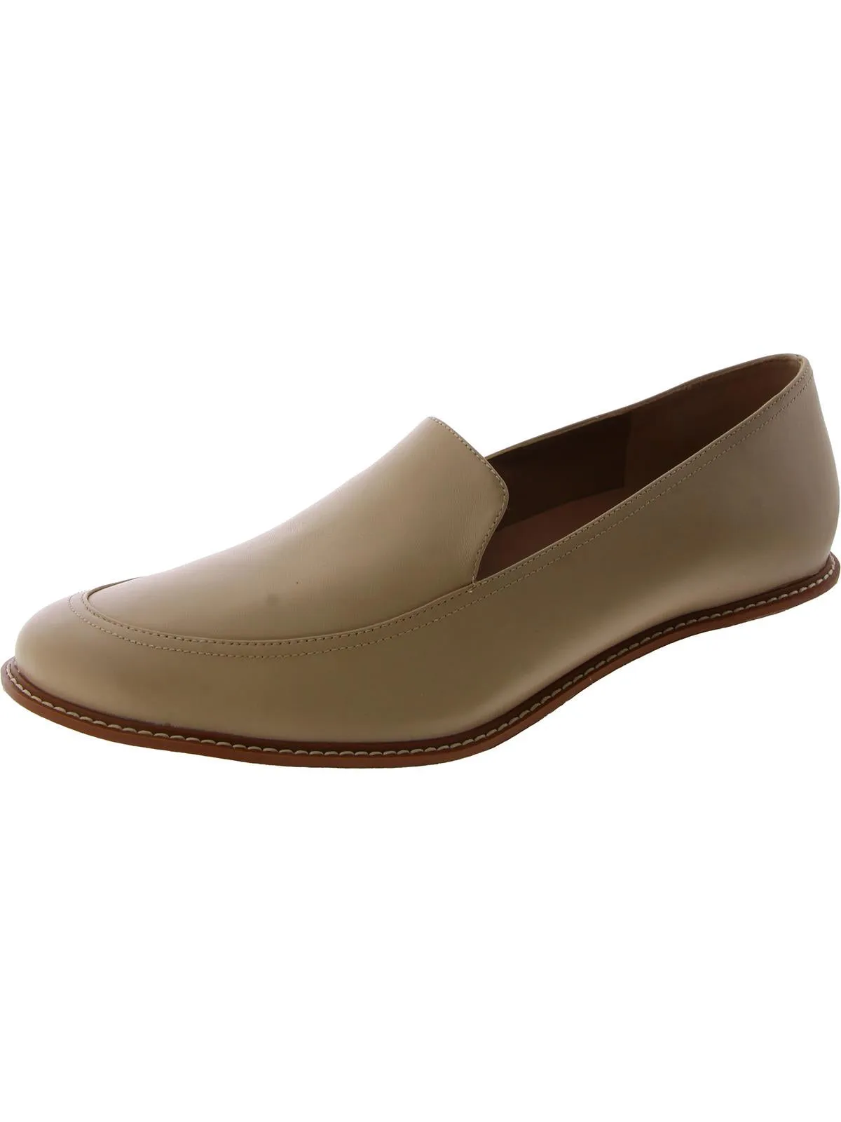 Dreamer Womens Leather Lugged Sole Loafers