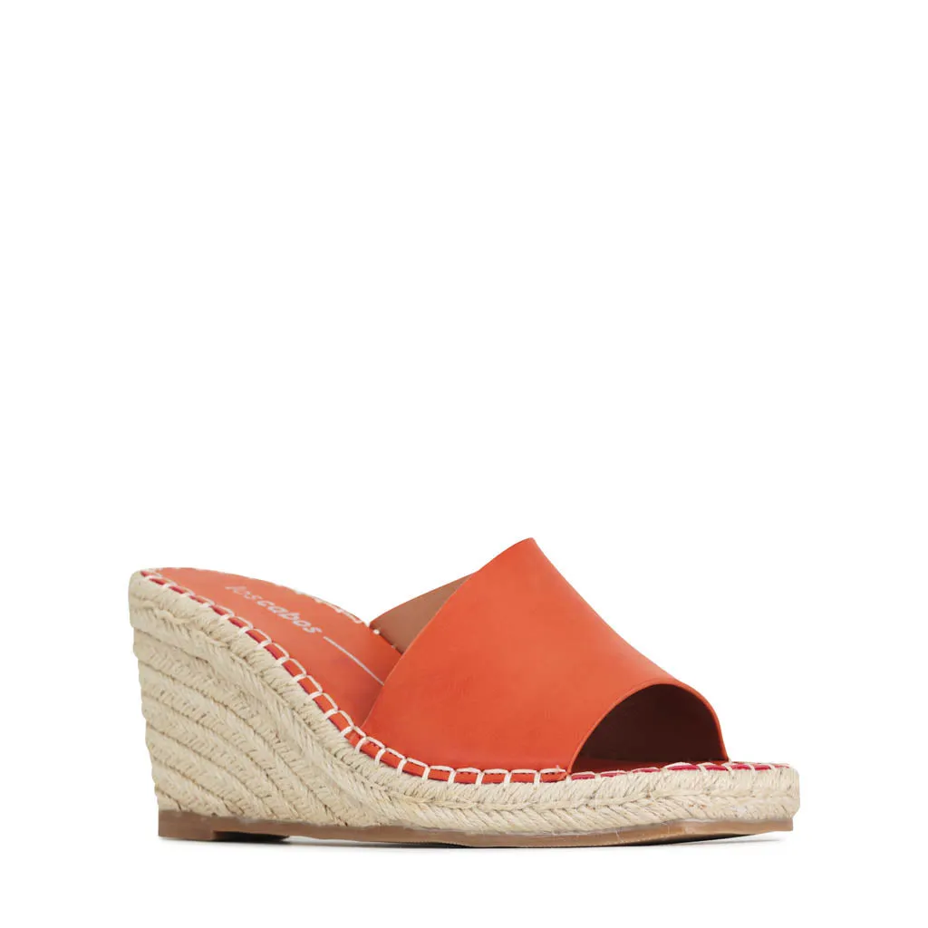 EADA ESPADRILLE WEDGE SANDALS