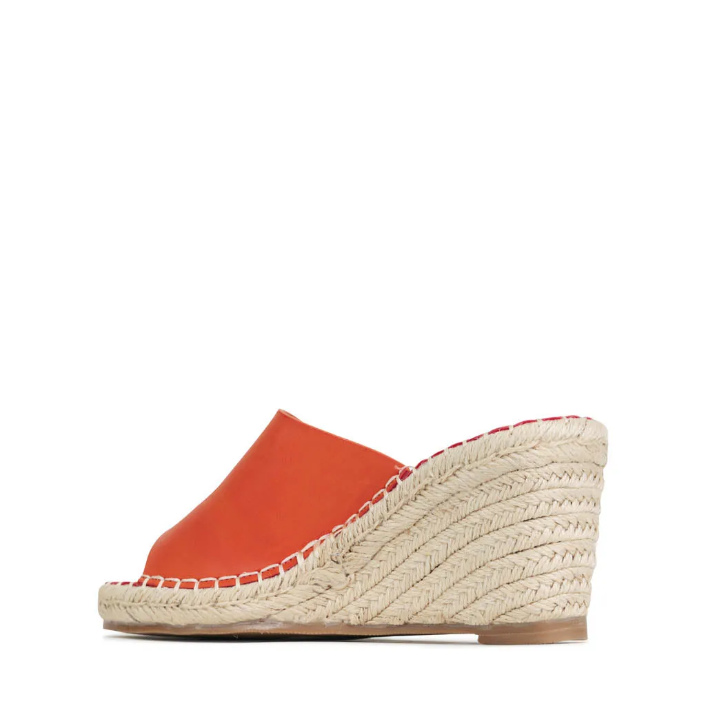 EADA ESPADRILLE WEDGE SANDALS